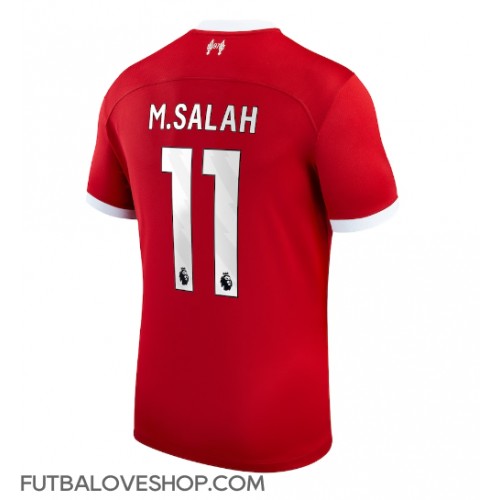 Dres Liverpool Mohamed Salah #11 Domáci 2023-24 Krátky Rukáv